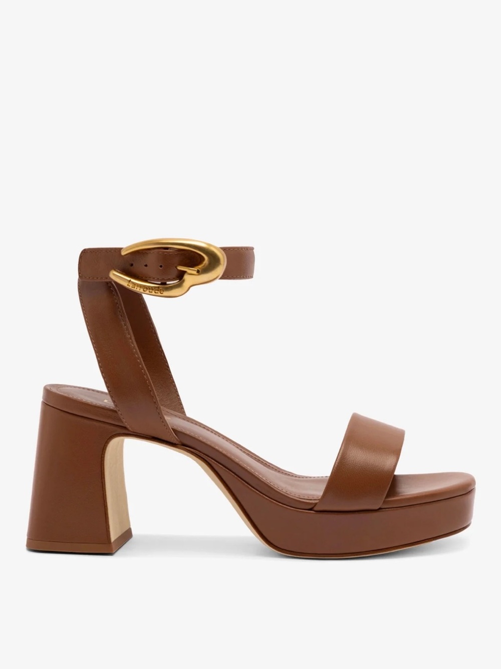 Dolly Verona Low Sandal in Caramel Leather